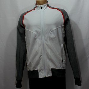Lululemon Athletica  Define Full  Zipped White Gray  red men Jacket size large